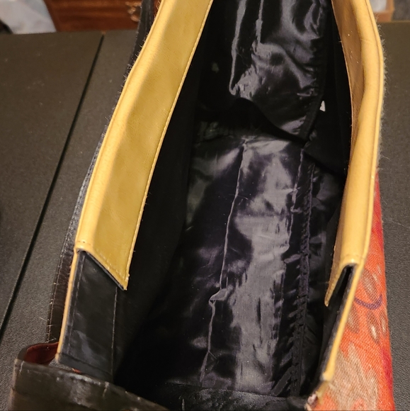 Miche orange/brown shoulder bag. Magnetic top - Picture 3 of 3